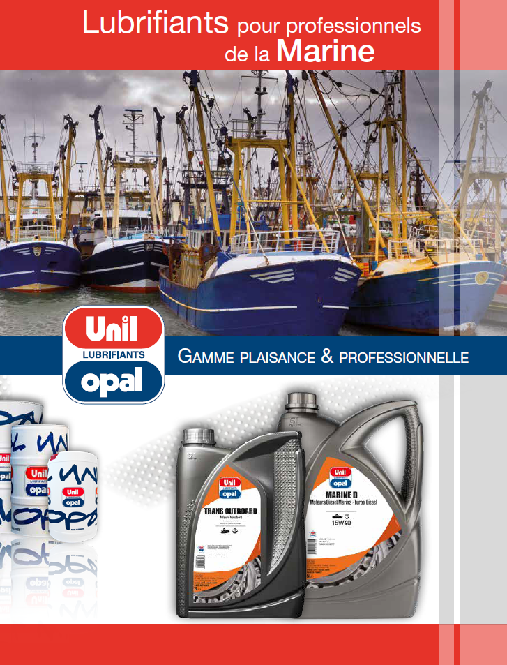 Lubrifiants pour MARINE – Gamme plaisance & professionnelle